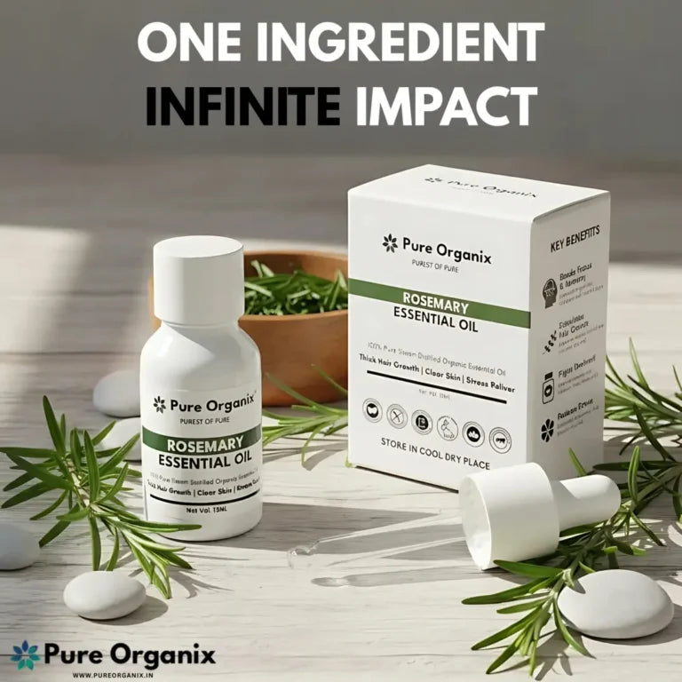 Rosemary Essential Oil – Steam Distilled, Cineole Chemotype - 15ml