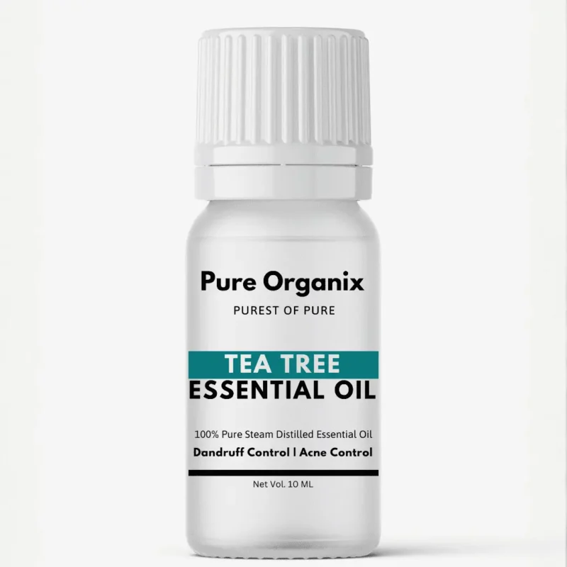 Tea Tree Essential Oil 10ML Pure Organix This is an image of Pure Organix Tea Tree Essential Oil 10 ml